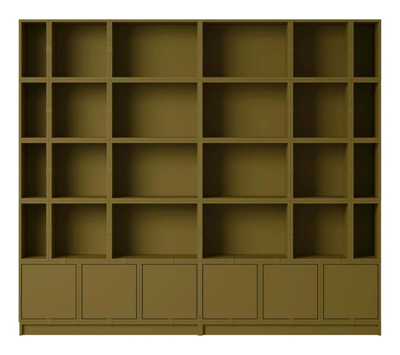 Stacked Storage System Bookcase Configuration 1