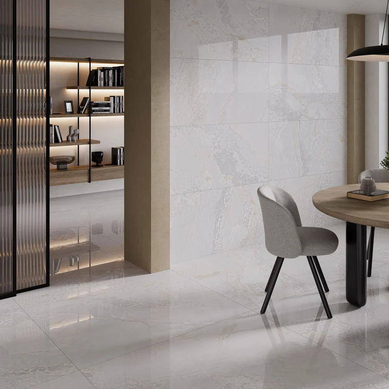 Klinker Planet White Metal Shine 60x120
