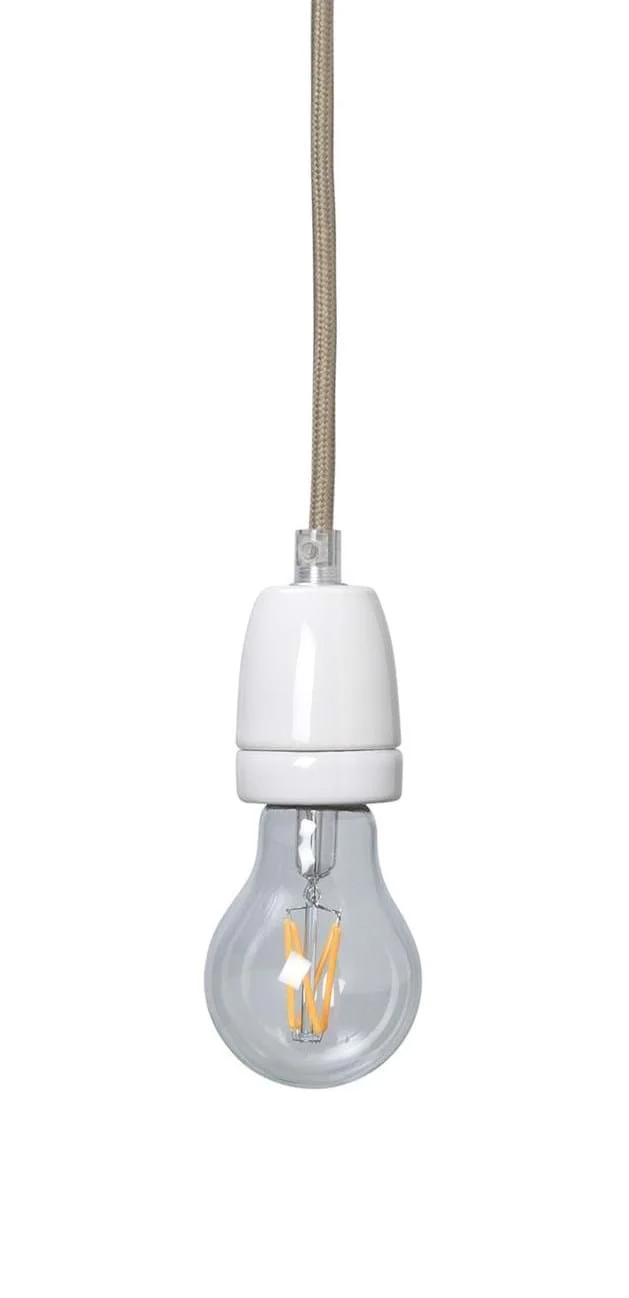 Fabric Cord Set Ceramic Socket 4m