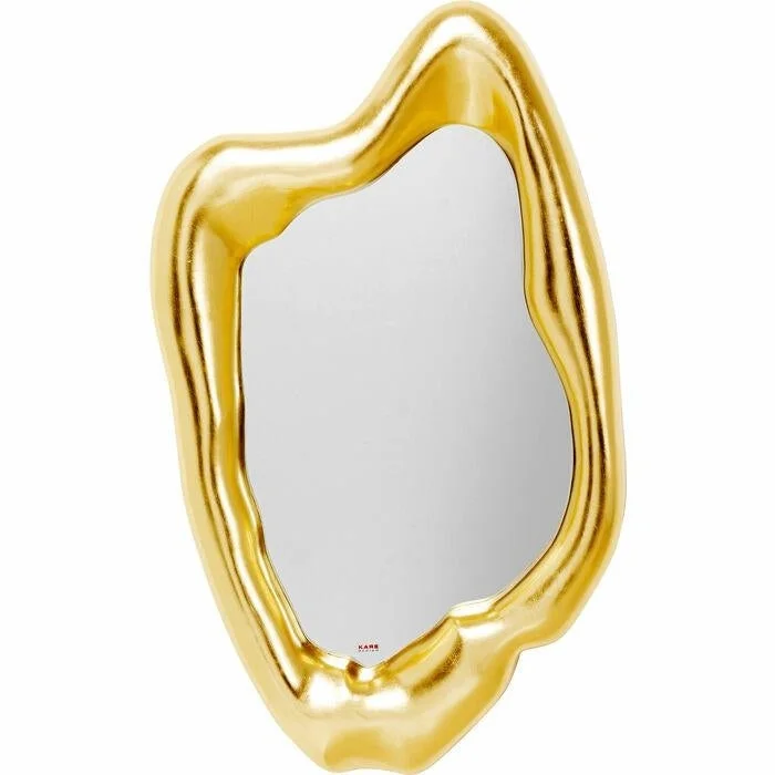 Väggspegel KARE DESIGN - HOLOGRAM, 117x68 cm, guld