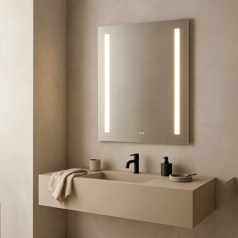 Badrumsspegel Imfri LED 60x80 cm Tenfors Celeste