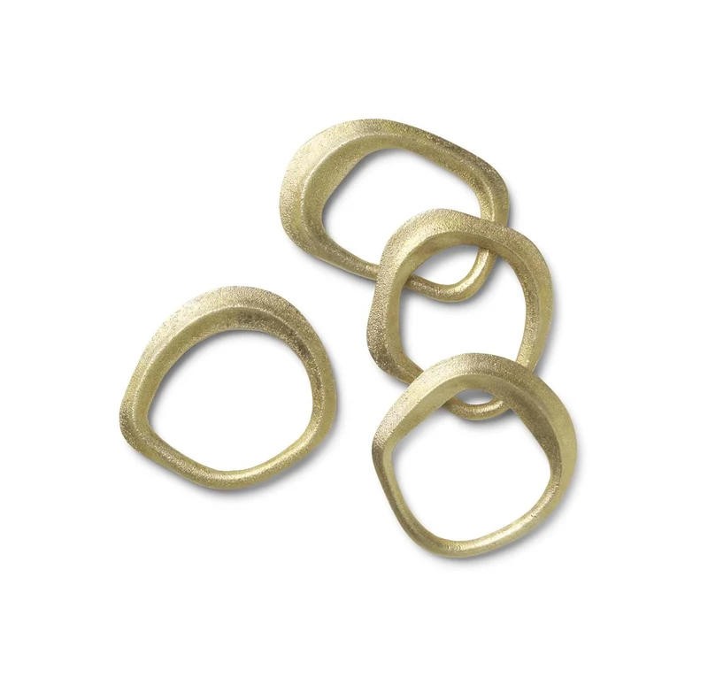 Flow Napkin Rings Set of 4