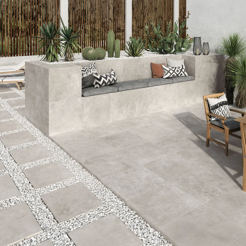 Uteklinker Crassana Grey 60x60 20mm