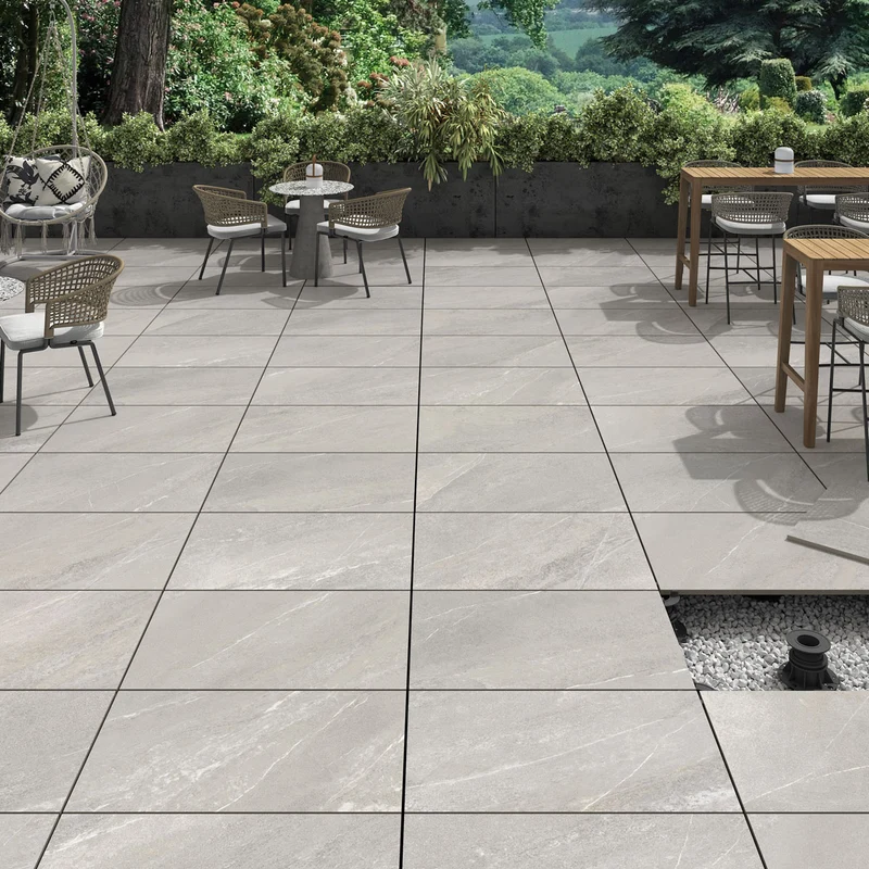 Uteklinker Sakhir Grey 60x60 20mm