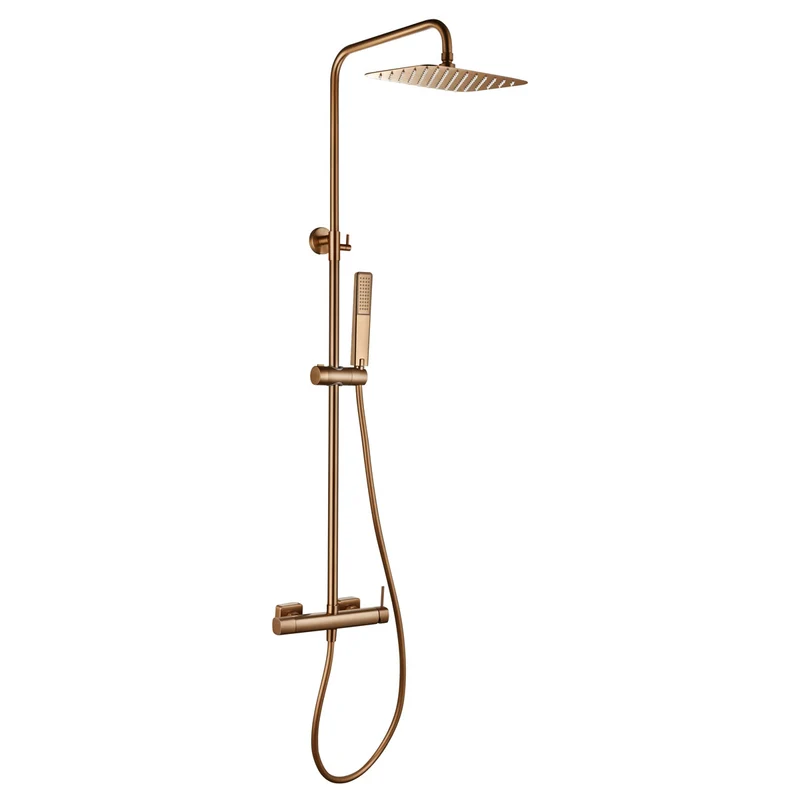 Takduschset Firenze Borstad Rosé 200x300 mm