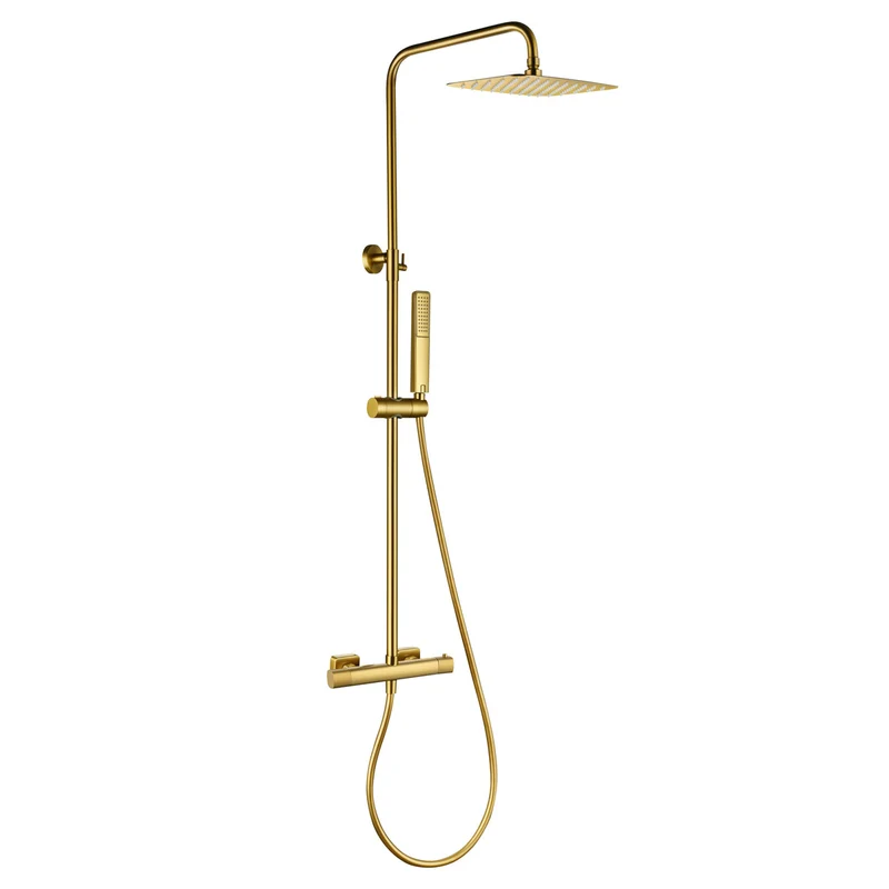Takduschset Firenze Borstat Guld 200x300 mm