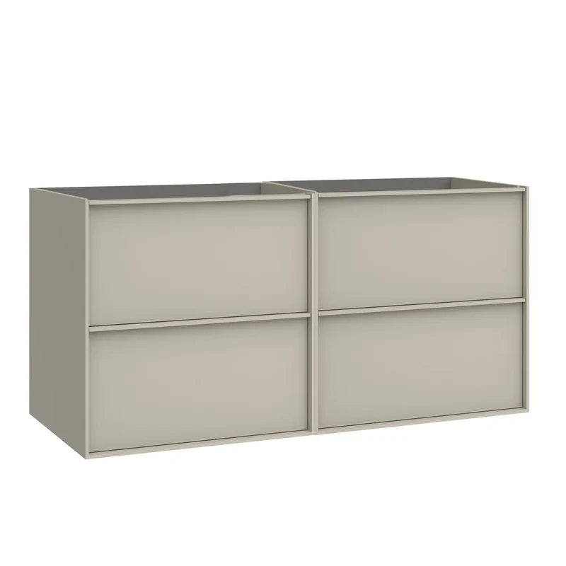Kommod 120 cm Tenfors Nordlig Beige Mink 4 lådor