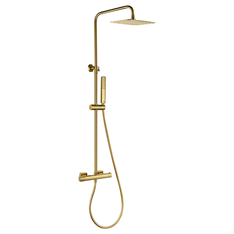 Takduschset Toscana Borstat Guld 200x300 mm