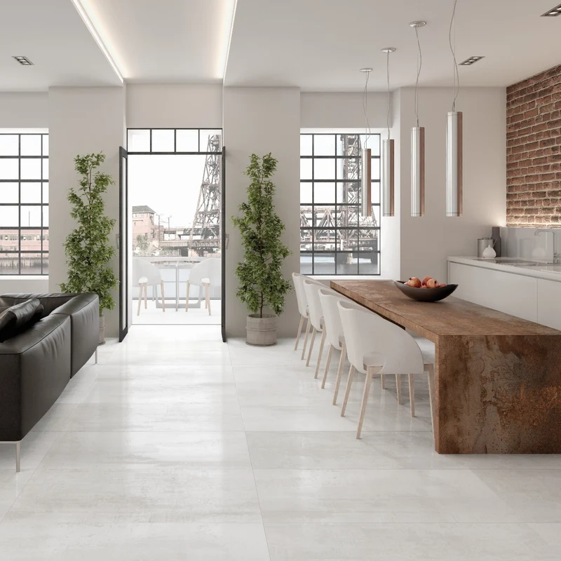 Klinker Corten Blanco 60x60