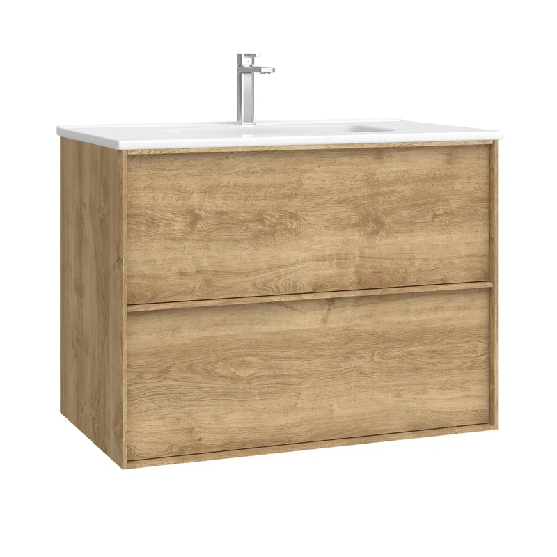 Kommod & Tvättställ 80 cm Tenfors Nordlig Ek