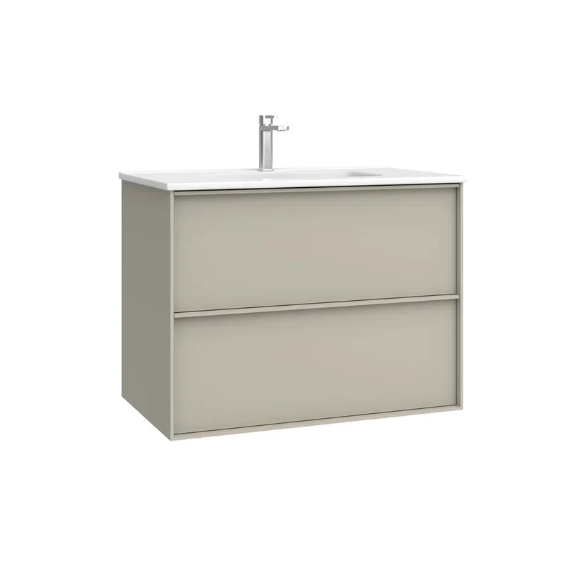 Kommod & Tvättställ 80 cm Tenfors Nordlig Beige Mink