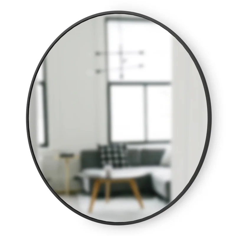 Väggspegel UMBRA - HUB 94 cm, svart