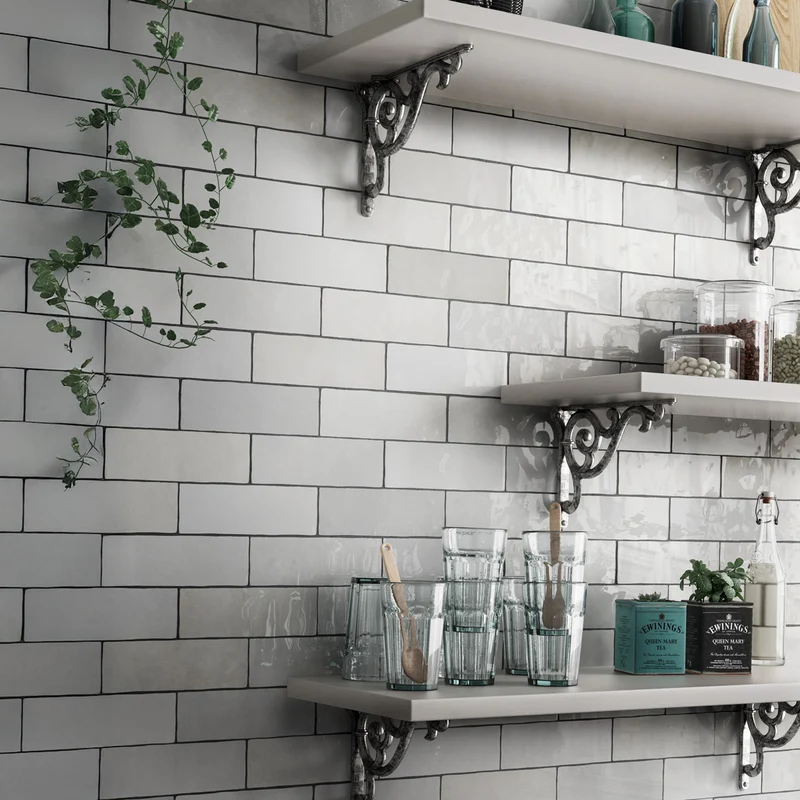Kakel Creativa White Blank 6,5x20