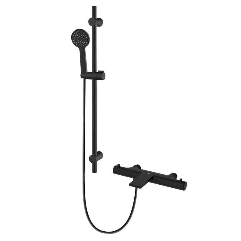 Duschset Gaia Eco med Badkarsblandare Hafa Tide Svart CC160