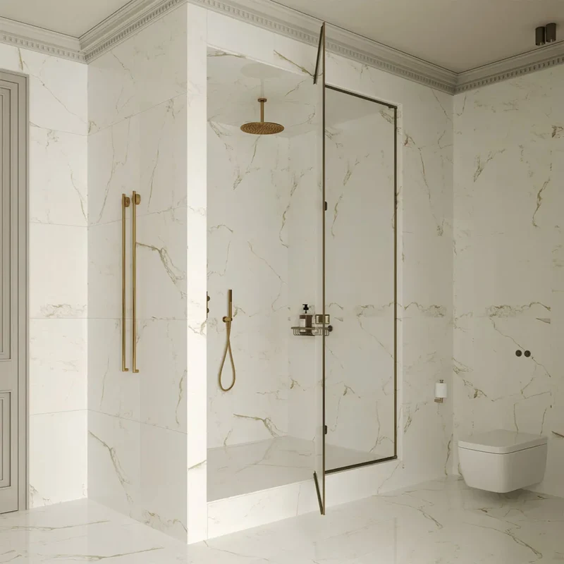 Klinker Carrara Gold Marmor Blank 60x60