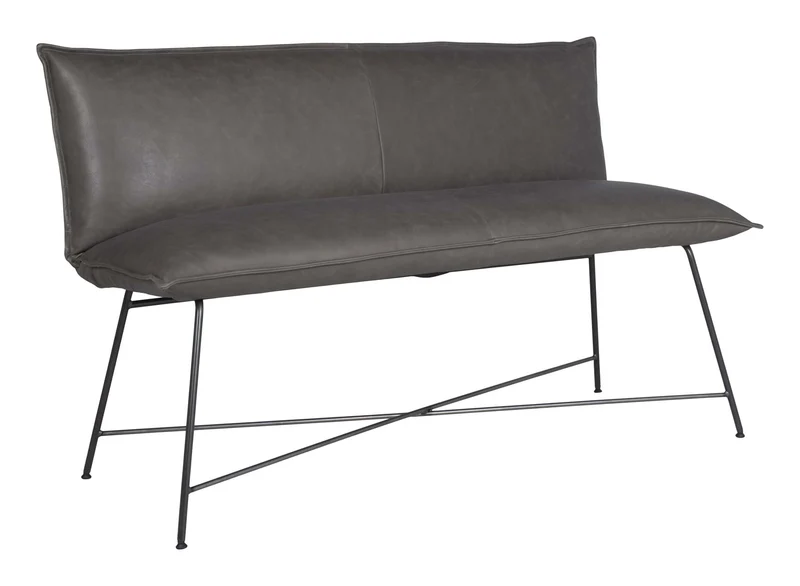 Vidar 165 cm Dining Bench With Back
