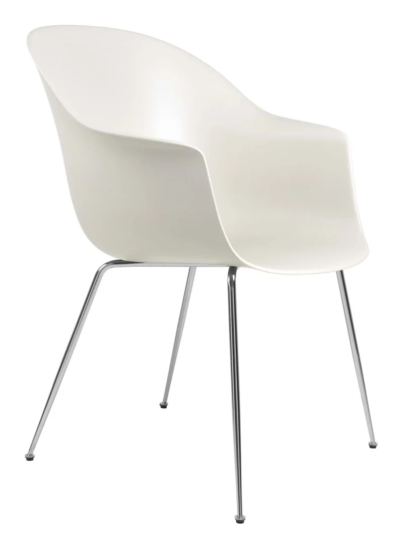 Bat Dining Chair Conic Base Chrome