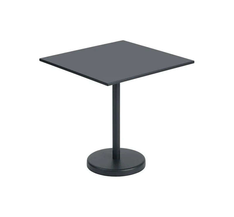 Linear Steel Cafe Table 70x70 cm