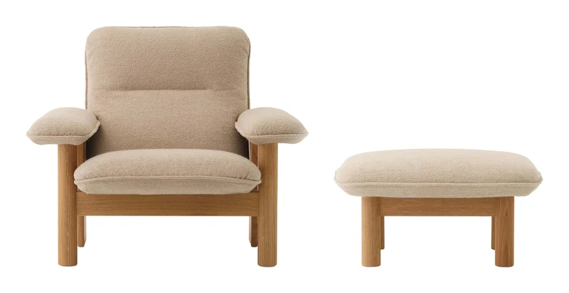 Brasilia Lounge Chair And Ottoman