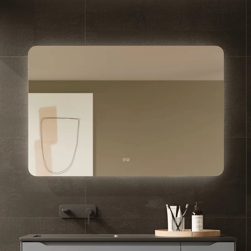 Badrumsspegel Imfri LED 120x80 cm Tenfors Verona