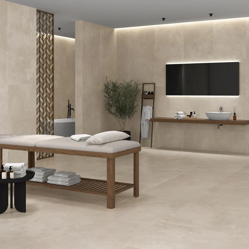 Klinker Elementi Beige Matt 60x120