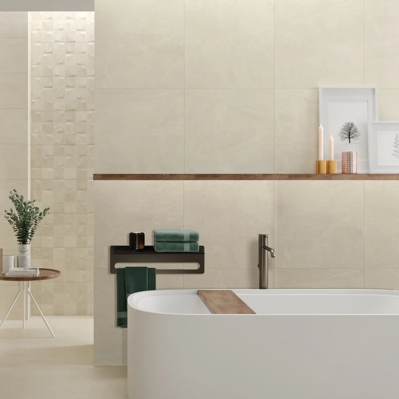Klinker Bellevue Ivory Marmor Matt 75x75