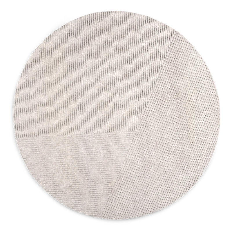Row Rug Circular