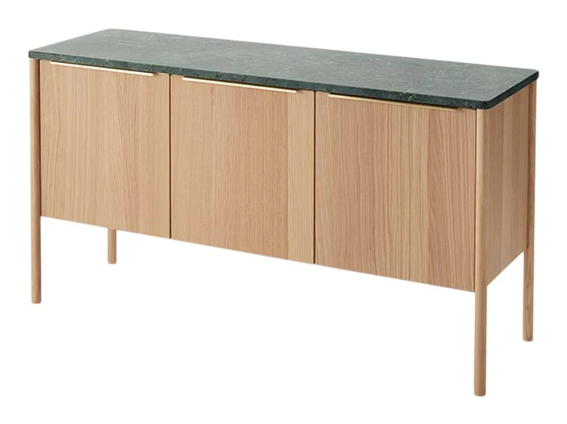 Jut Cabinet Oak/Marble