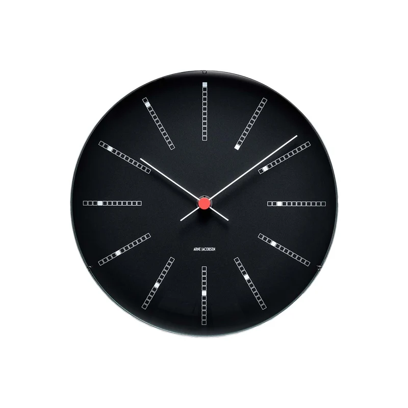 AJ Bankers Wallclock Black