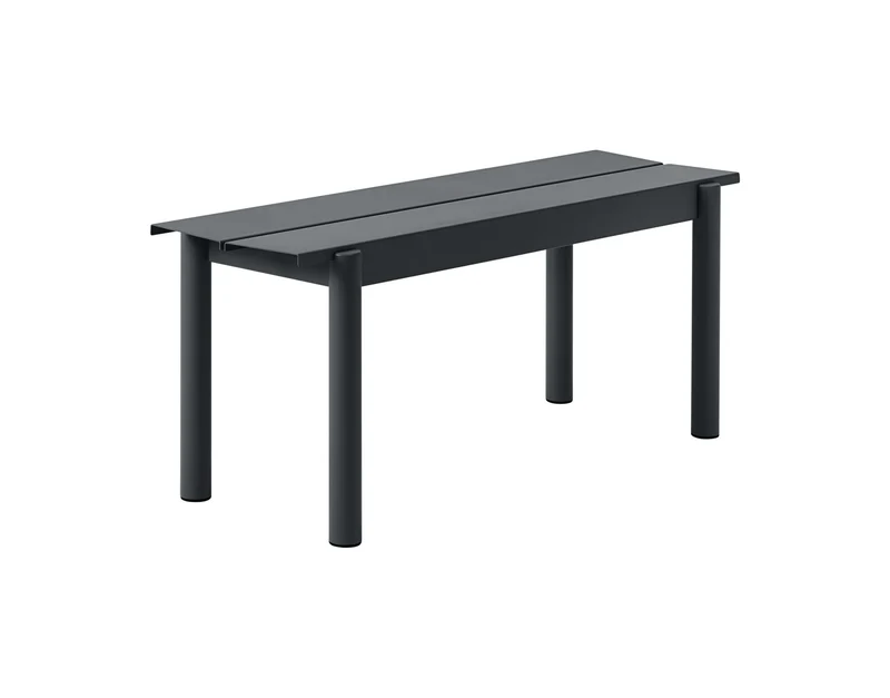 Linear Steel Bench 110 cm