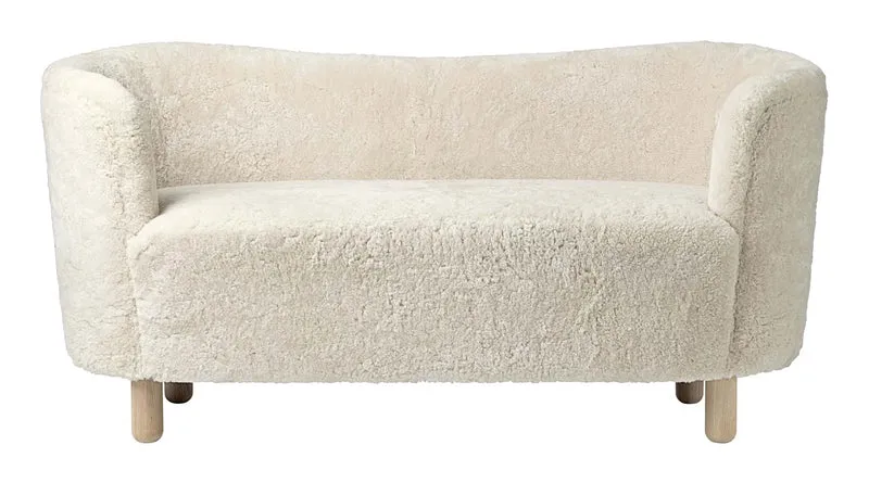 Mingle Sofa - Sheepskin/Oak