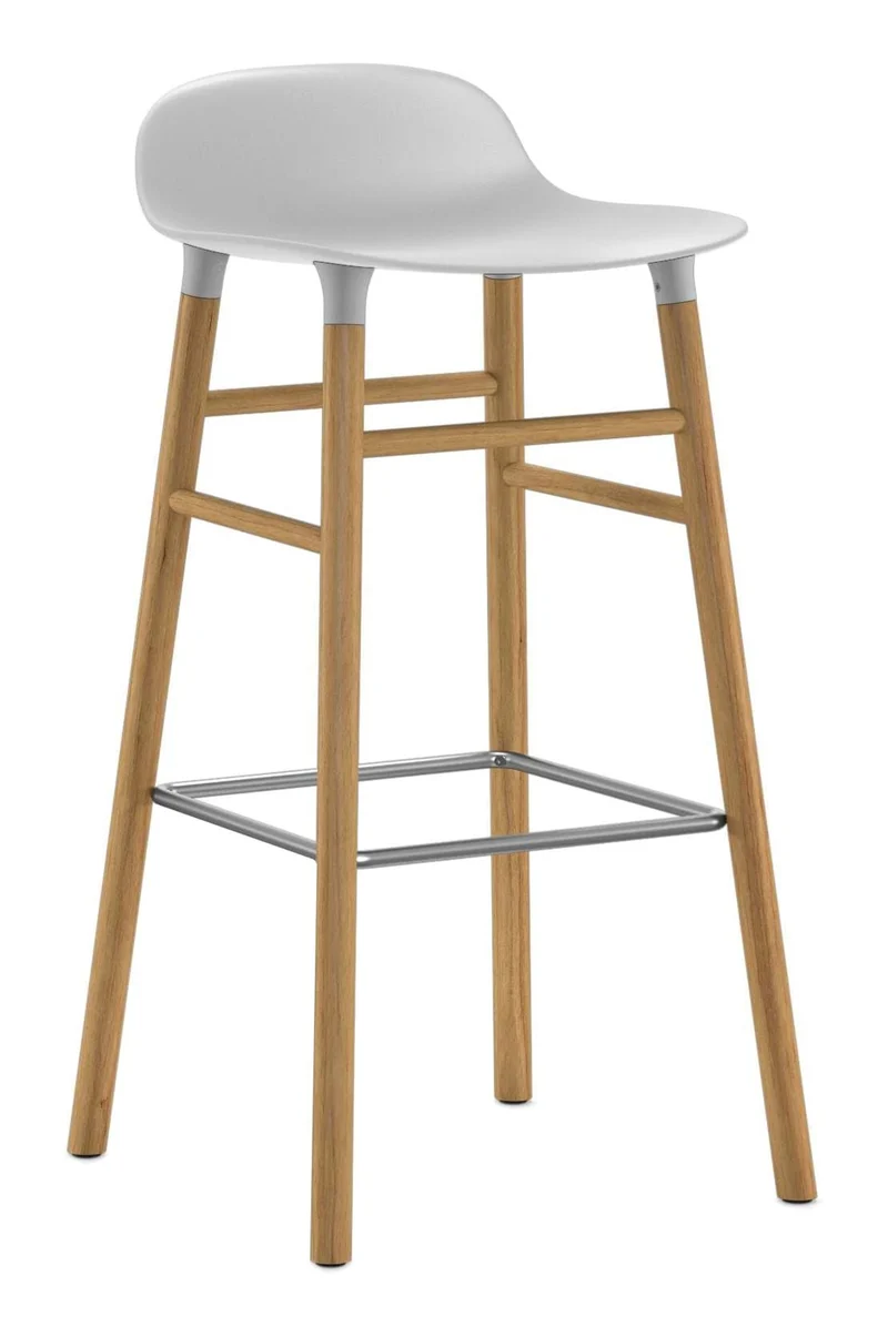 Form Barstool 75 cm Oak/Steel