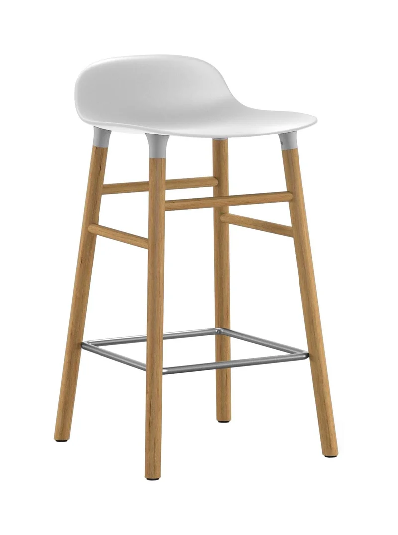 Form Barstool 65 cm Oak/Steel