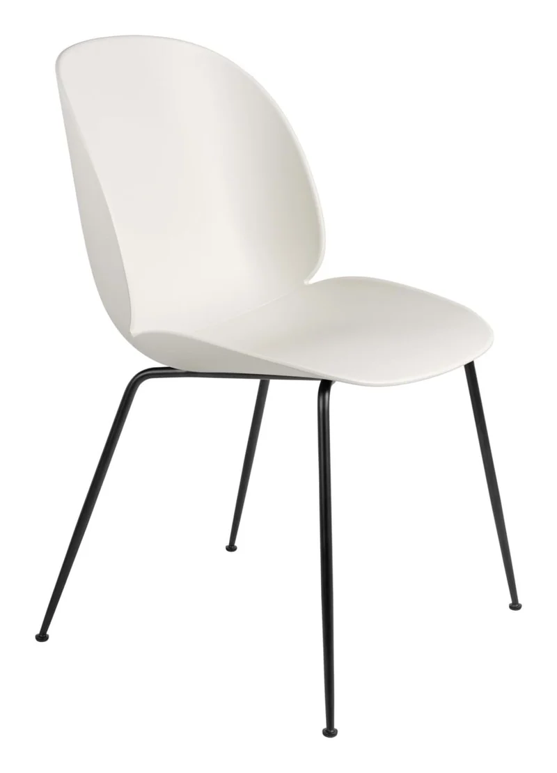 Beetle Chair Unupholstered Black Matt Base