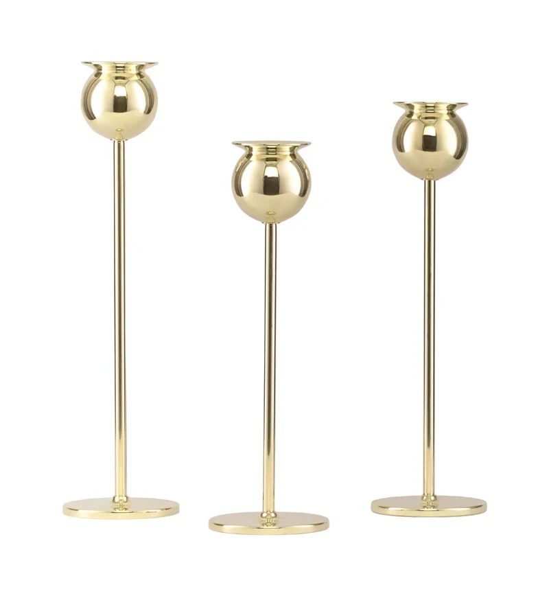 Tulip Candlestick Set of 3