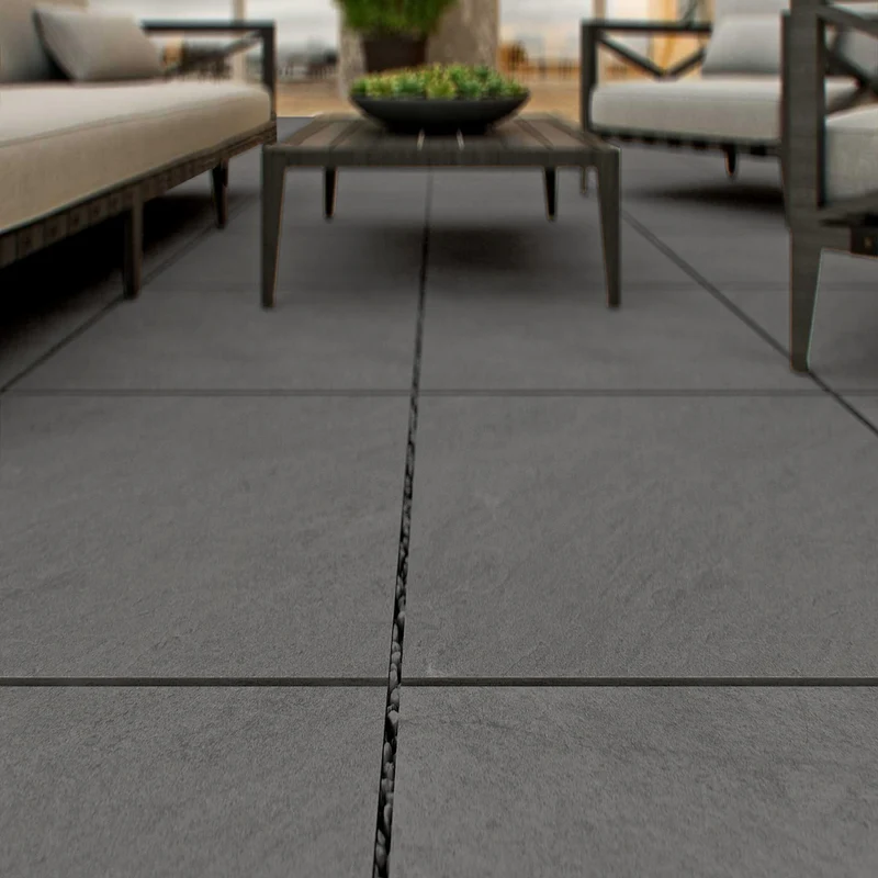 Uteklinker Pietra Serena Antracite 60x60 20 mm