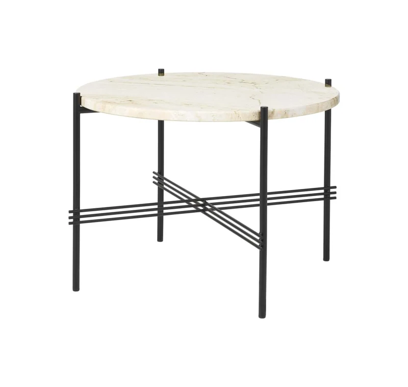Ts Coffee Table Ø55 cm Black Frame