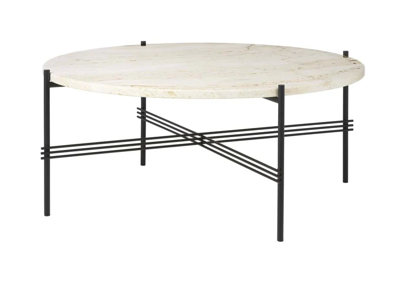 Ts Coffee Table Ø80 cm Black Frame