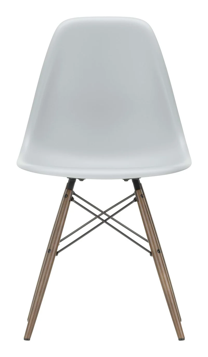 Eames Plastic Side Chair RE DSW - Dark Maple