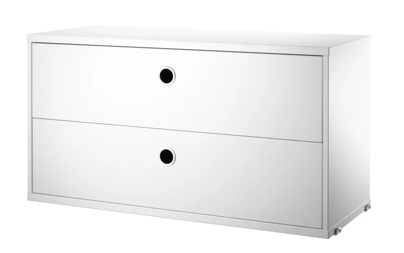 String Skåp/2 lådor 78x30
