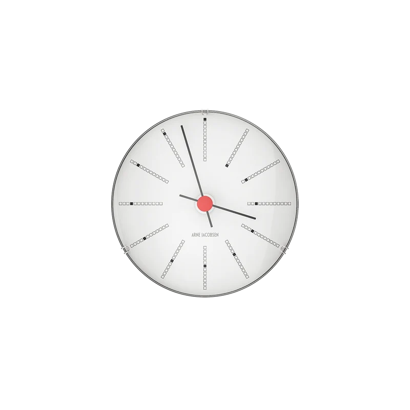 AJ Bankers Wallclock White