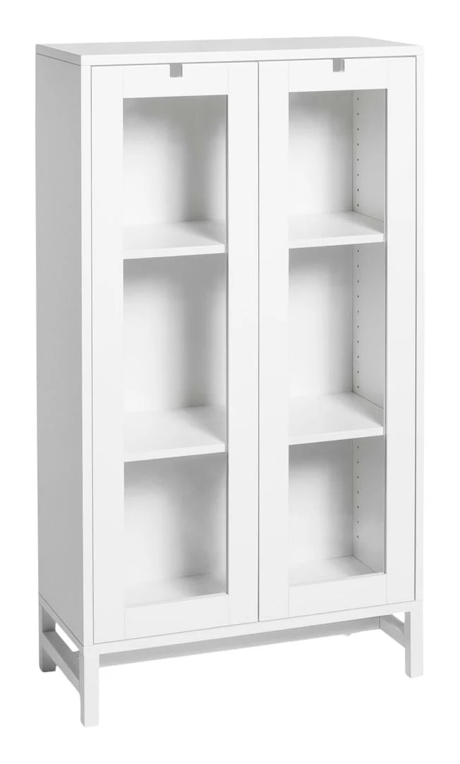 Falsterbo Vitrinskåp 127 cm - Vit